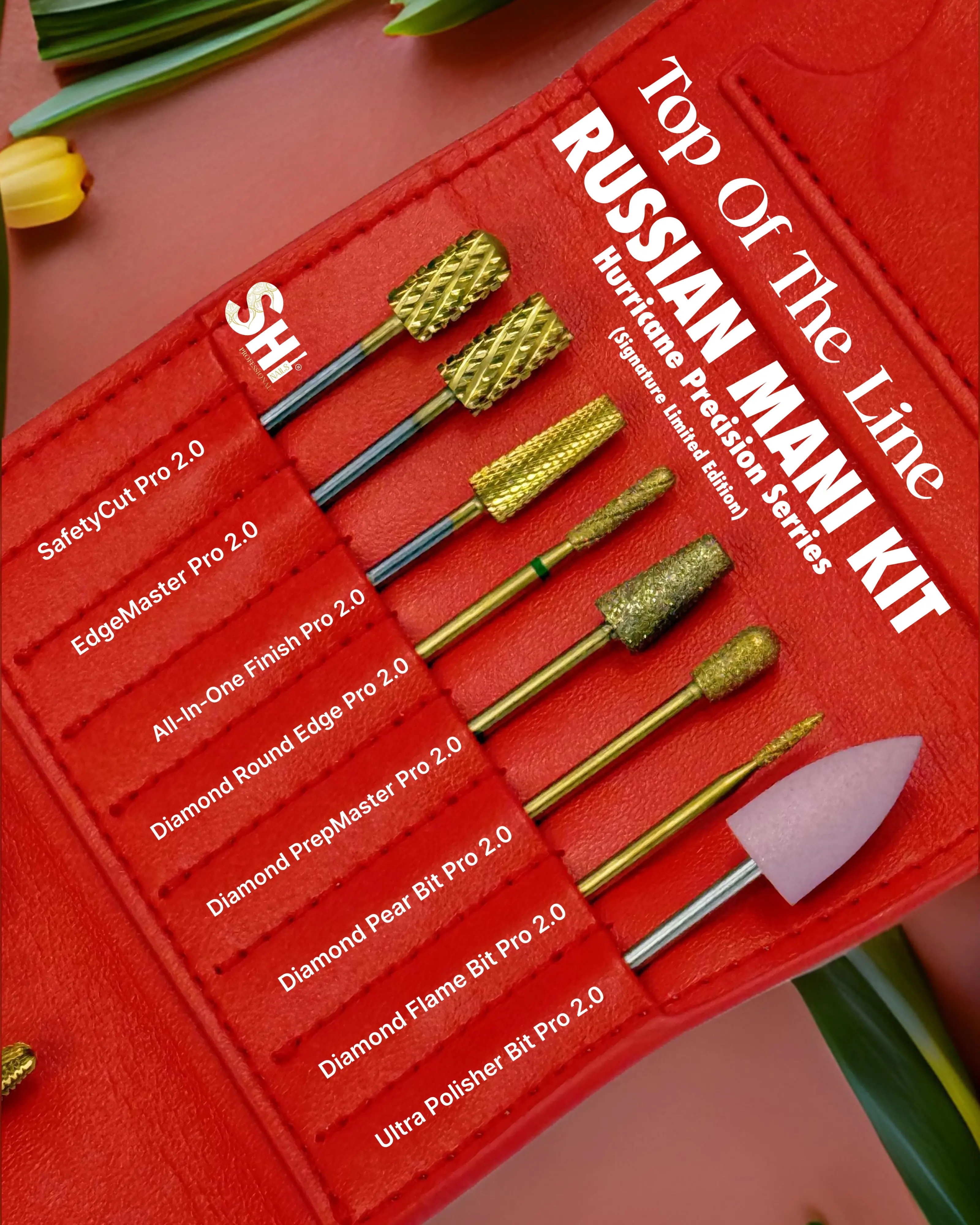 SHi An Russian Mani Kit - Nails Tool Manicure Nail Care with Hurricane Precision Pro 2.0 for Sensitive & Smooth Exfoliation