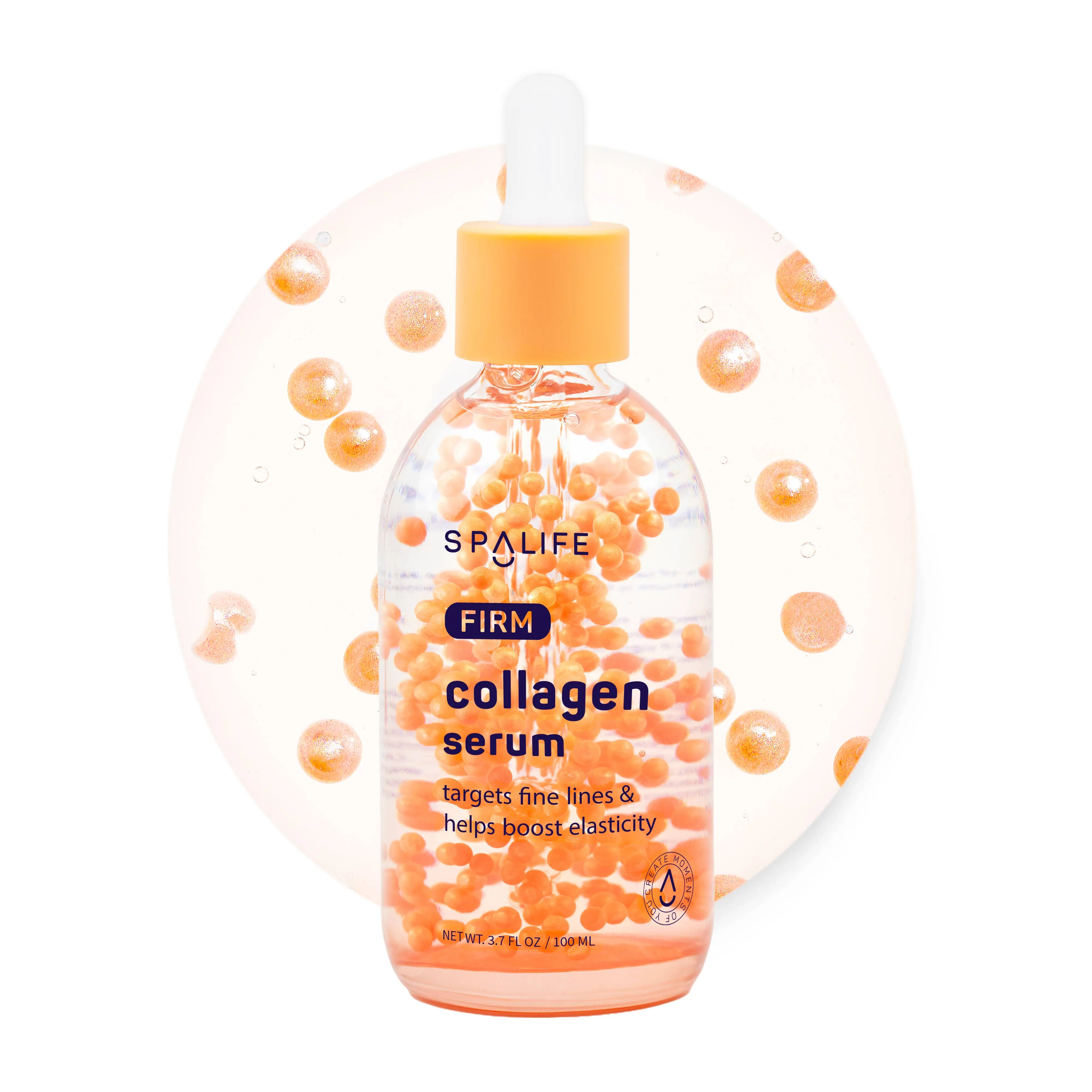 Korean Collagen Firming Face Serum with Pearl, Peptides for Smooth Skin
