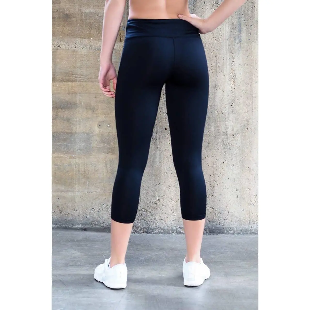 Legendary Capri in Black Cottonflex- FINAL SALE