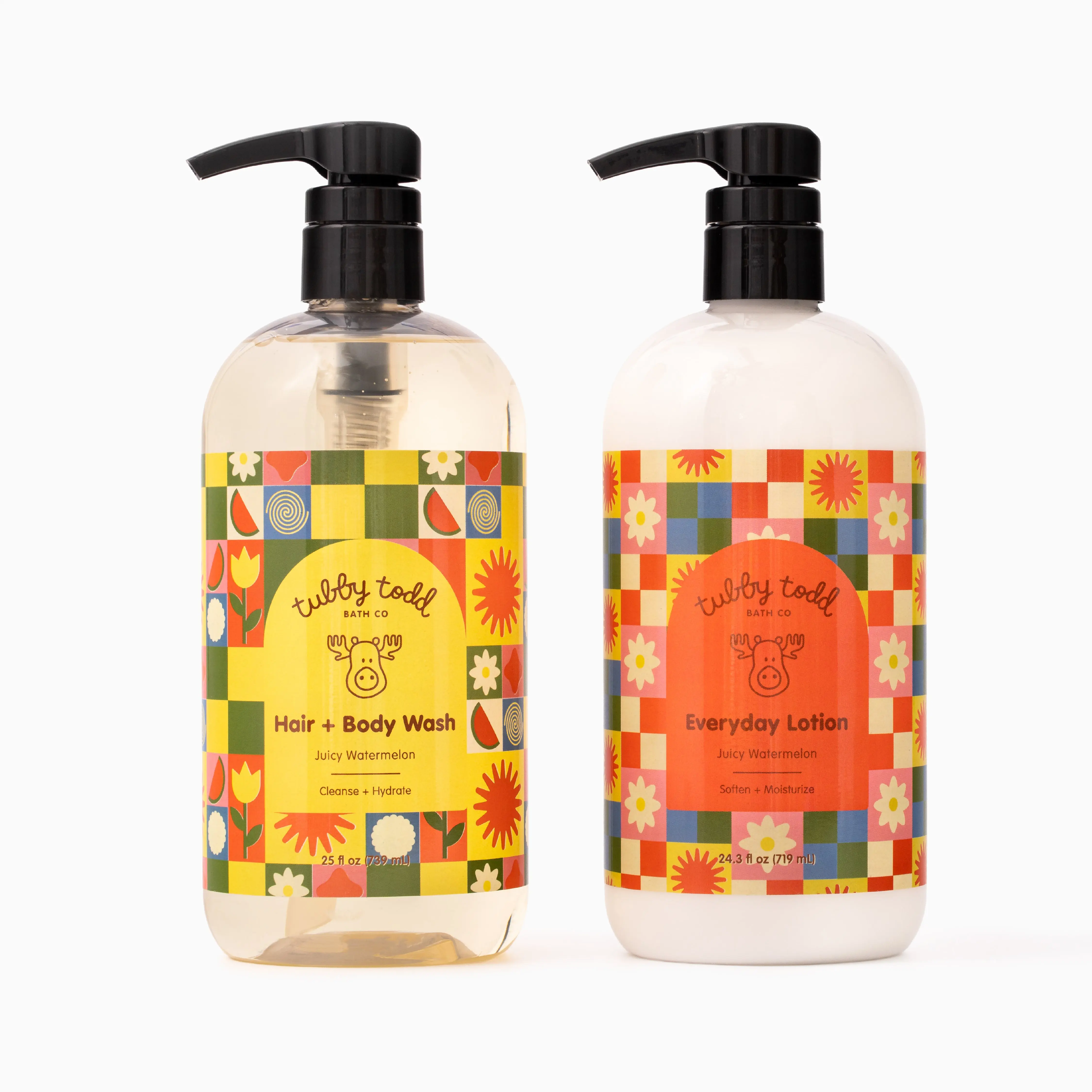Watermelon Summer Skincare Bundle- Includes Body Wash & Lotion for Daily Hydration Watermelon Summer Skincare Bundle- Includes Body Wash & Lotion for Daily Hydration
