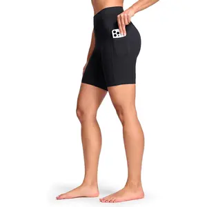 Workout Pro Biker Shorts with Pockets 4''/ 6'', Compression High Waisted Workout Shorts