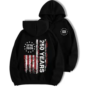 Retro Usa 250 Hoodie for men and women, Independence Day Hoodie, Celebrate 250th Anniversary, Usa Flag Tee 4th of July Hoodie, Patriotic Gift