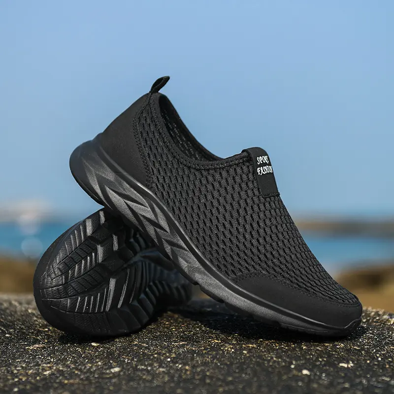 Men\'s Slip On Athletic Shoes Mesh EVA Lightweight Walking Running Sneakers UAYOTSE Mens Slip On Walking Shoes Lightweight Breathable  main image 2