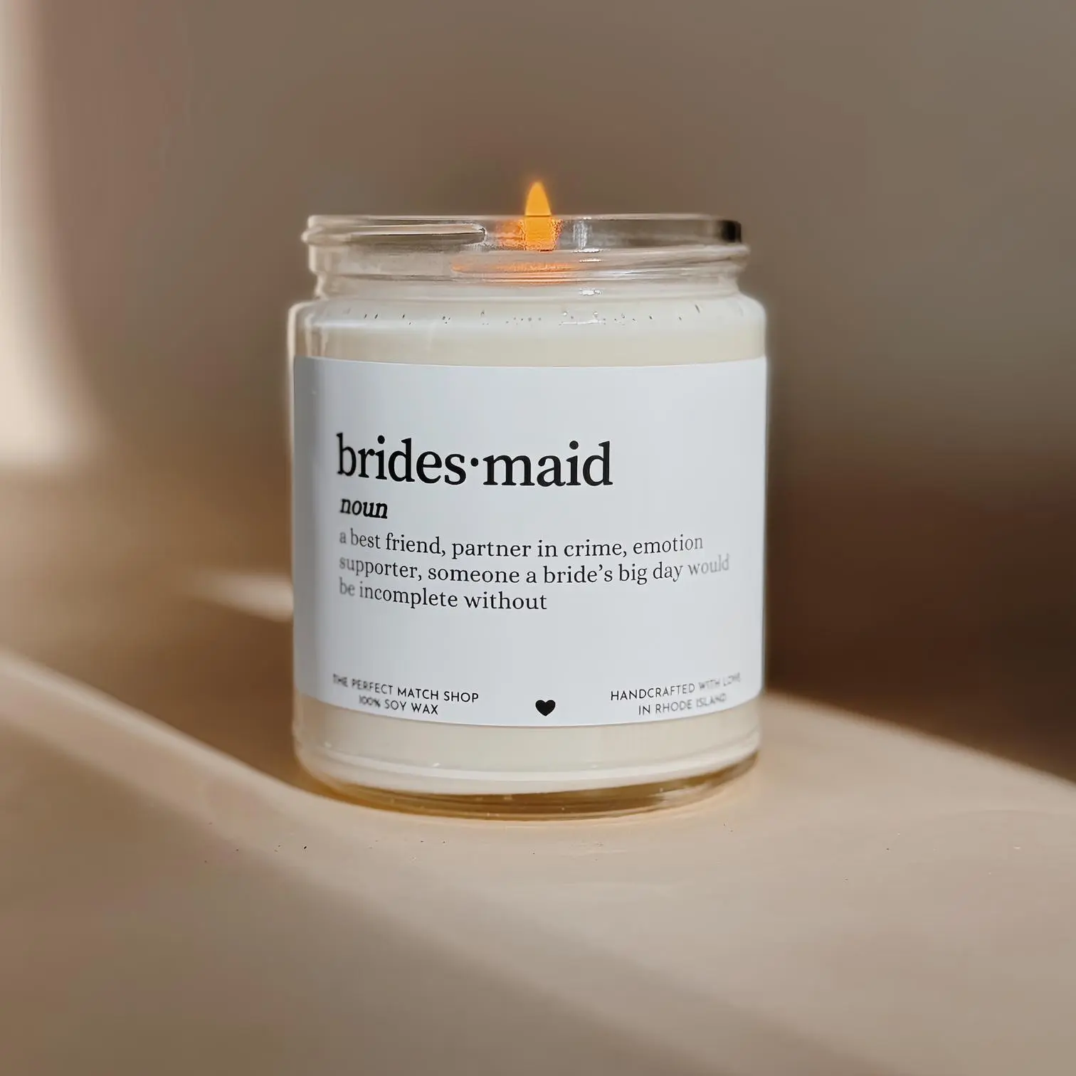 Bridesmaid definiton candle Bridesmaid Gift Bridesmaid Box bridesmaid proposal Bridal Party Gifts bridesmaid ask Wedding planning