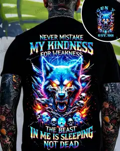 Chaosmoda Generation X Never Mistake My Kindness Custom Year Skull T-shirt