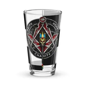 Masonic Glass Cup