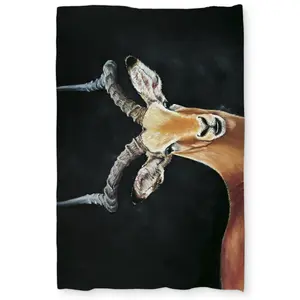 Begin Home Decor C1DCTXLWHRKU6I Twin Extra Long Antelope Man Cave Deer Duvet Cover - Home Decor Essential