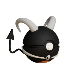 Houndoom Poke Ball - Inspired 3D Printed Collectible