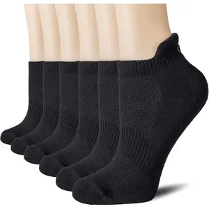 6 Pairs Ankle Athletic Running Socks Low Cut Sports Tab Socks for Men and Women