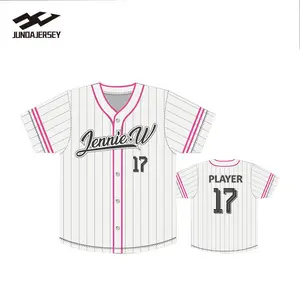 Custom Baseball Uniforms Team Jerseys Personalized Logo Moisture Wicking Breathable Softball Game Suits Men Women Sports Set