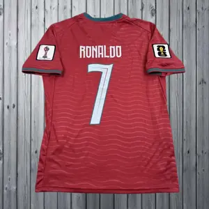 2526 Home Short Red 7#Ronaldo Soccer Jersey