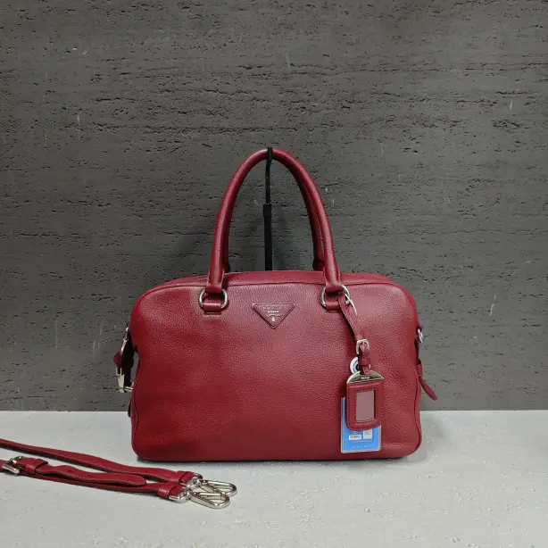 Pre-owned PRADA Leather Shoulder Bags 7.8'' R1399 Shoulder Bag C14303103954 1230 T1 Chloe