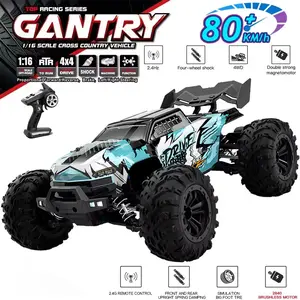 VISAS 4WD RC Car 4x4 Off Road Drift Racing Cars 70KM/h Super Brushless High Speed Waterproof Truck Remote Control Toy Kids Adults