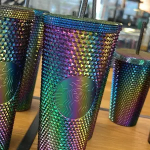 Starbucks US 2023 Halloween Oil slick Studded tumbler venti