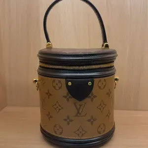 Pre-owned Louis Vuitton Cannes Reverse Monogram Canvas Bucket Bag