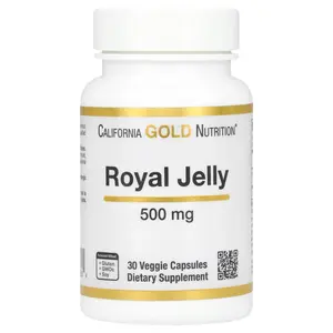 California Gold Nutrition Royal Jelly, 500 mg, 30 Veggie Caps