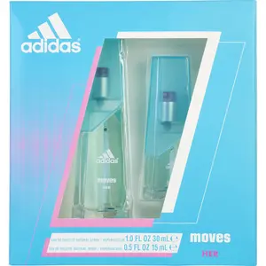Adidas Moves Set-Edt Spray 1 Oz & Edt Spray 0.5 Oz For Women
