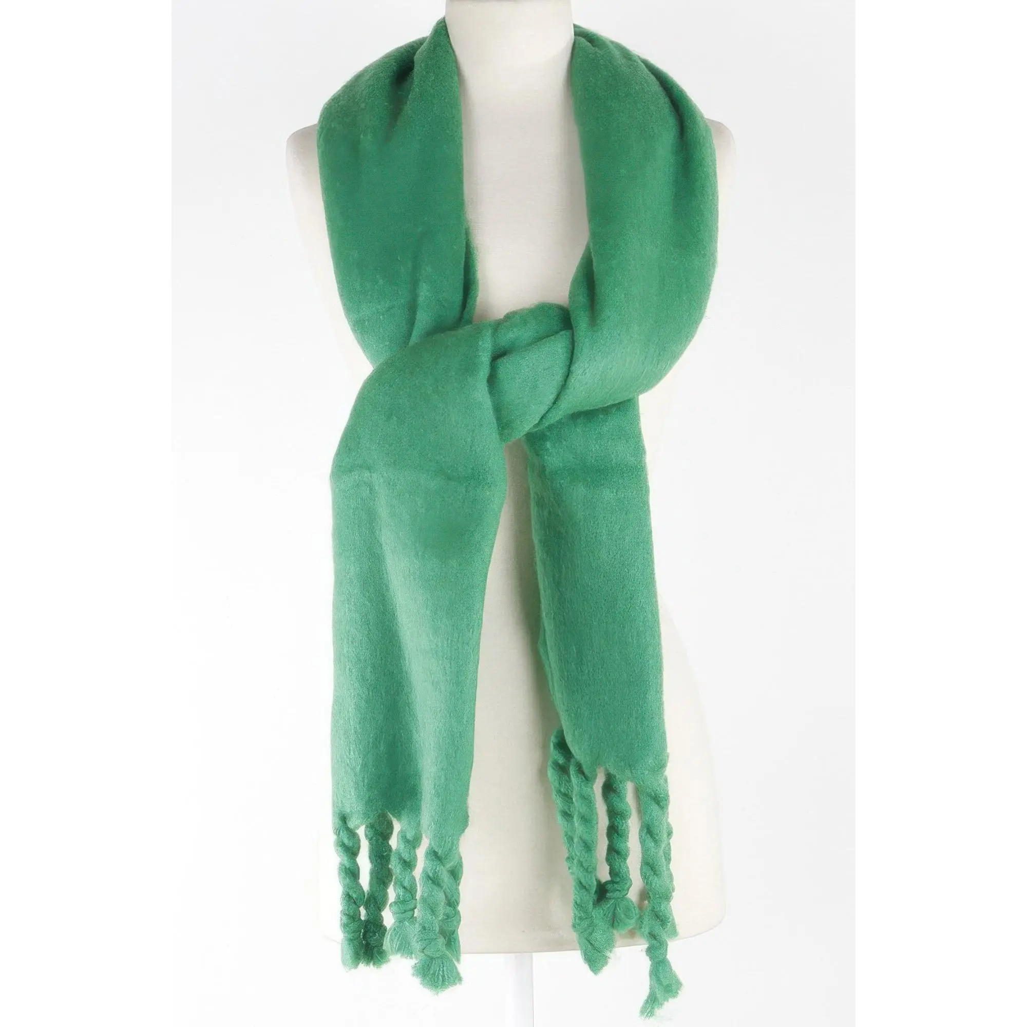 Soft Twisted Fringe Scarf