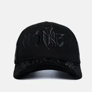 MoneyHazeHat Black Snapback - Edición Suerte & Dinero with Embroidered Trefoils for Good Vibes and Abundance