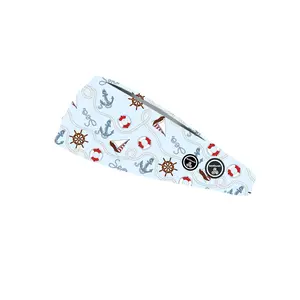 RAVEbandz The Pro - Wide Stretch Headband (Nautical)