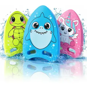 Cute Swimming Kickboard for , Aid Board with Handrail Holes, Beginner Float for  Learning to Swim, Pool Party Summer Swim Practice