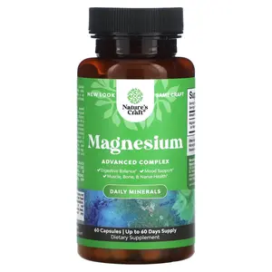 Nature's Craft Magnesium, Advanced Complex, 60 Capsules (500 mg per Capsule)