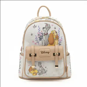 WondaPop Disney Lady and the Tramp Pebble Grain Vegan Leather Fashion Mini Backpack fathersdaygiftideas