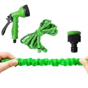 Magic Expandable Garden Water Hose with High Pressure Nozzle, Lightweight and Portable for Lawn, Car Wash, and Pet Bathing, 25-150ft Length Options Available