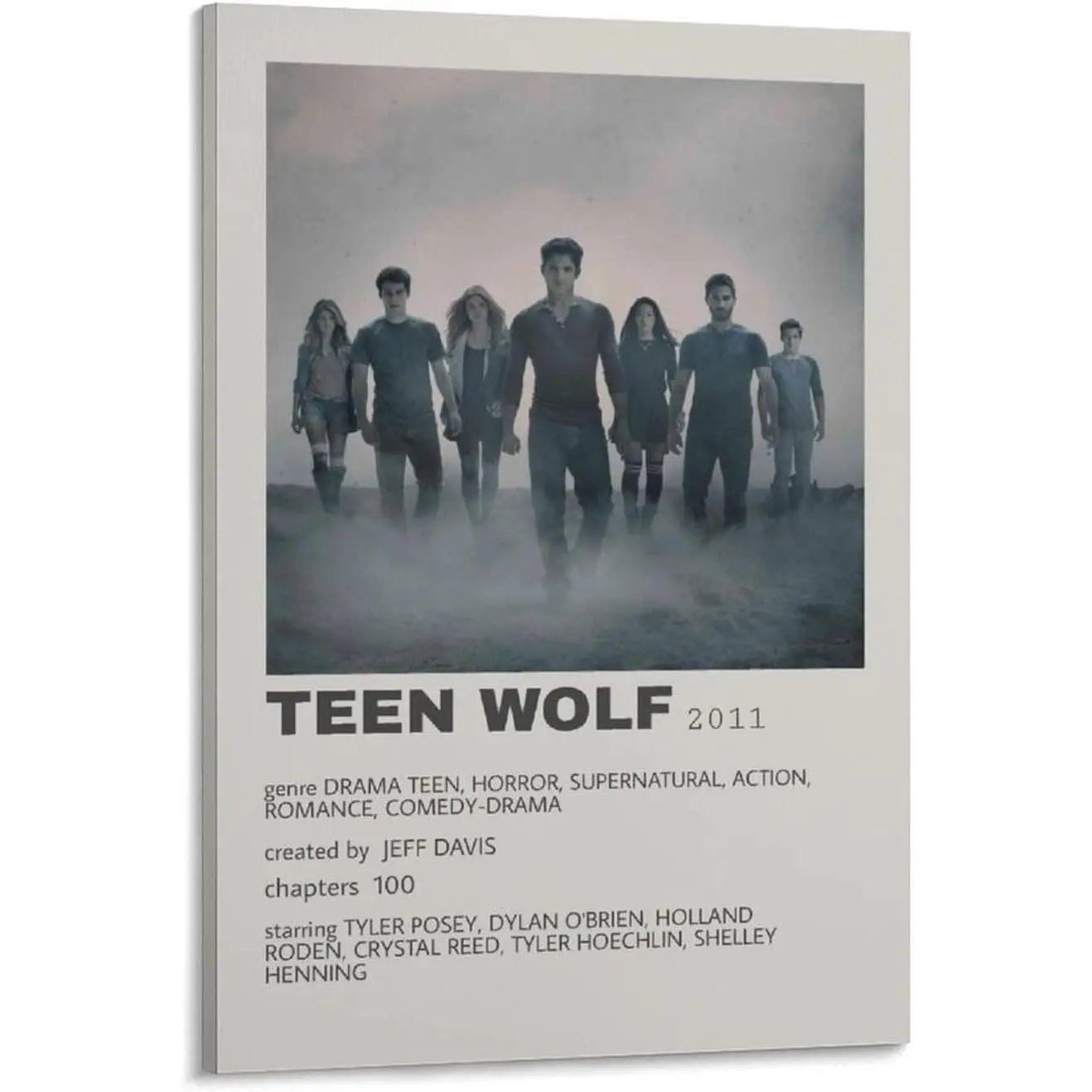 Teen Wolf TV Series Poster Canvas Wall Art Prints for Wall Decor Room Decor Bedroom Decor Gifts