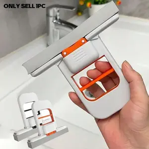 Multifunctional Mini Mop for Home Cleaning, Retractable Design for Wet and Dry Use, Ideal for Kitchen, Living Room, Bathroom, and Car Glass, Suitable for Various Surfaces