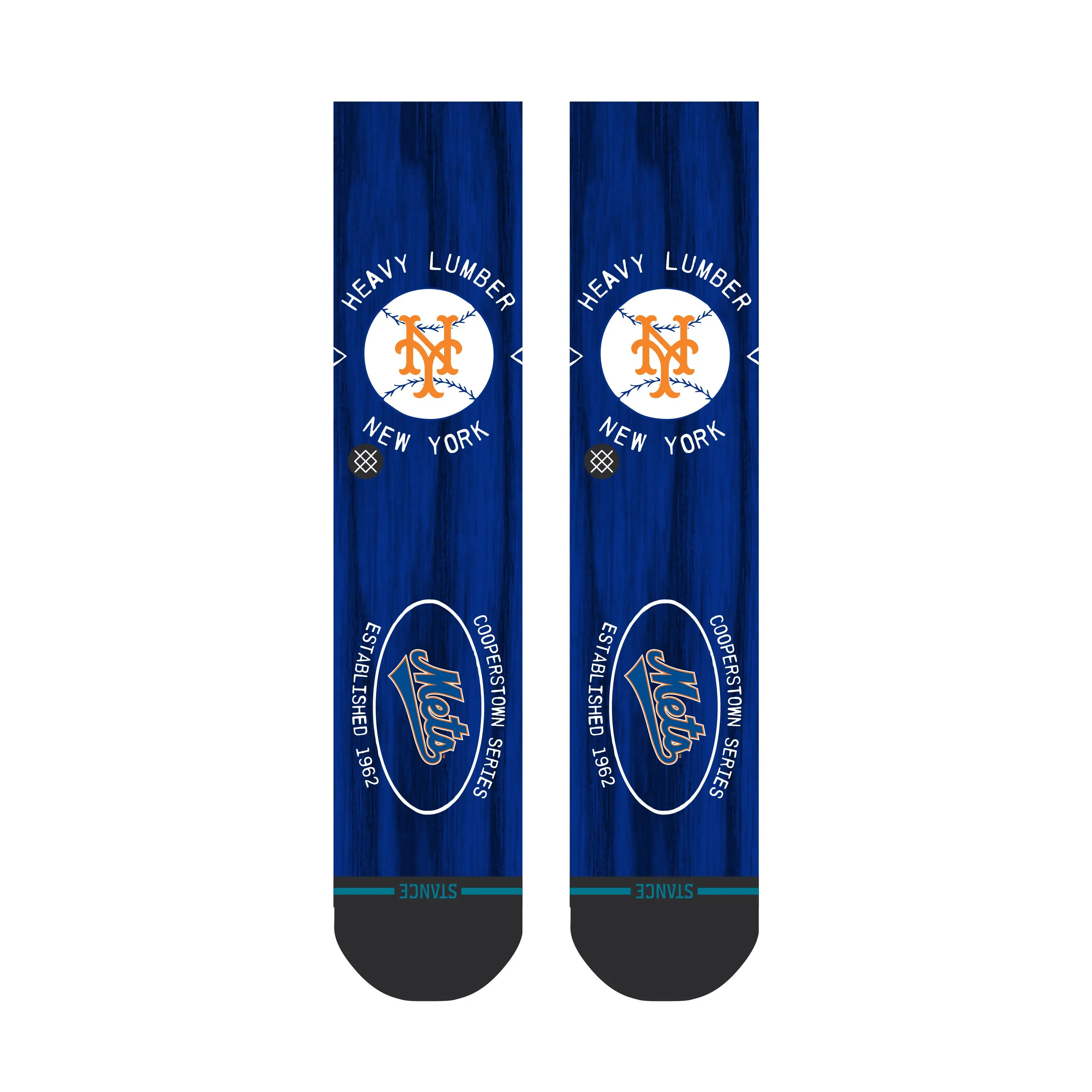 Stance MLB Lumber Crew Socks - New York Mets