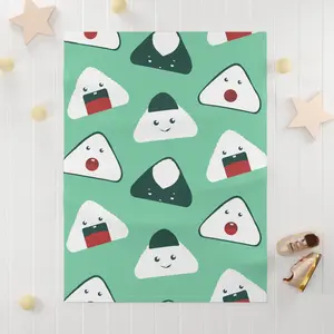 Sushi baby blanket