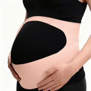 Pregnancy Belly Band, Cozy Support Ergonomic Maternity Belt, Invisible Pregnancy Support for Back, Abdomen, Waist Comfort