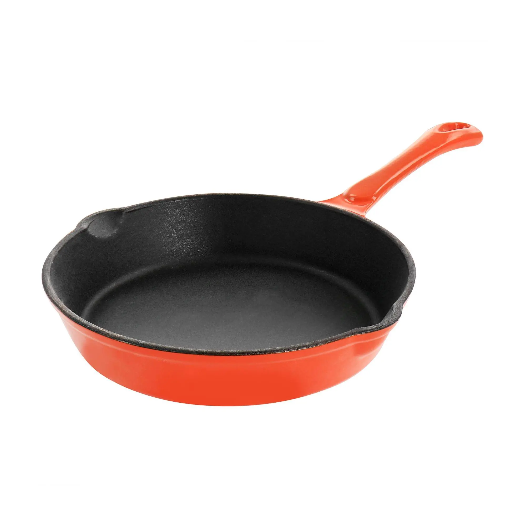 MegaChef 8" Enameled Round Seasoned Cast Iron F rying Pan MegaChef 8" Enameled Round Seasoned Cast Iron F rying Pan