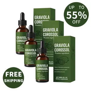 【GRAB 3 NOW】Soursop Bitters Liquid for Herbal DetoxDigestive Health Gut Healthy Booster Immune Support &Energy - Natura Formula with Ciguo Pomegranate Soursop Leaf|60ml Supplement Plant-Based Daily Body Care Dietary Supplement