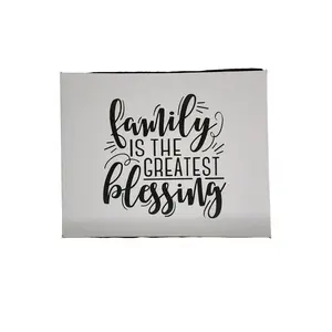 Family Canvas Art Print - "Family is the Greatest Blessing" Decorative Wall Art for Home Decor and Room Decoration Poster Ornaments