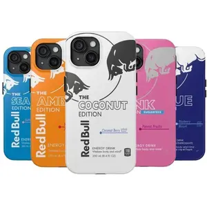 Colorful RedBull Energy Drink Two-In-One Drop-Resistant Mobile Phone Case Protection, Shockproof For IPhone 17-12, Pro Max, Pro Plus, and Samsung S25 24 23 Safety Case