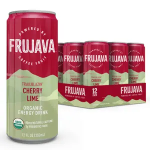 Trailblazin' Cherry Lime Organic Energy Drink (Pack of 12)