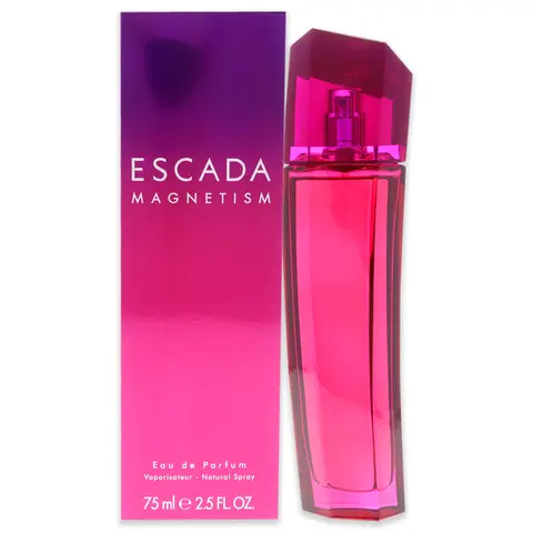 Escada Magnetism for Women - 2.5 oz EDP Spray, Floral Fruity Scent with Rose & Vanilla note, Long Lasting Perfume Vanilla Jasmine Coconut Perfume sweet note