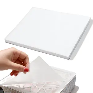 50 Sheets Nail Dust Collector Filter Paper: Disposable Dust Vacuum Filter for Most Nail Dust Fan Extractor Machine, Dust Cleaner Replacement Filter Paper Nail Tech Supplies Accessories for Home Salon