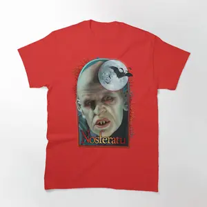 Nosferatu T-Shirt Classic Horror Movie Design Celebrating Nosferatu Perfect for Horror Fans and Vintage Movie Enthusiasts