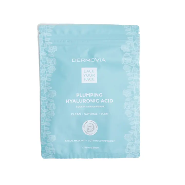Dermovia Lace Your Face Plumping Hyaluronic Acid Mask