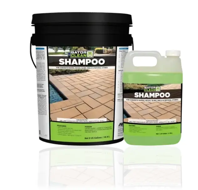 Alliance Gator Clean Shampoo for Pavers & Patios – 1 Gallon | Concentrated Paver Cleaner