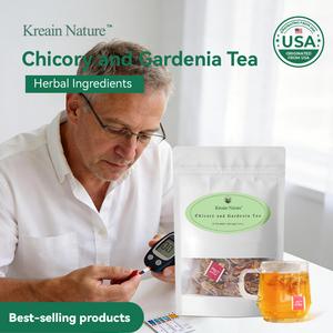 Chicory 1 and Gardenia Herbal Tea Ready to Eat Convenient | Orange Peel & Chrysanthemum – Cool Relief from Heat| 12 Tea Bags Natural Ingredients Brewed #DealsForYouDays#summerwins