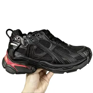 trendy led running chunky shoes men's and women's 1.0 Runner dad shoes size 35-46 designer height increasing couples' worn out style trainers rechargeable multiple shining colors sports shoes
