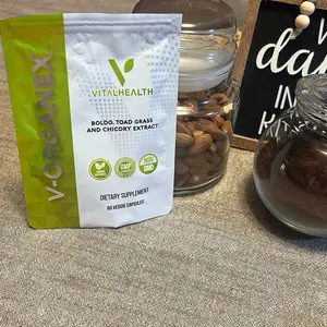 V-Organex VitalHealth - Boldo Toad Grass & Chicory Extract Dietary Supplement - 60 Veggie Capsules - GMP Certified