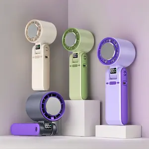 Brushless Portable Fan - Handheld USB-Powered Mini High-Speed Device, Desktop-Usable Neck-Wearable Industrial-Grade Cooling Appliance, Brushless Portable Fans, Handheld Portable Fans