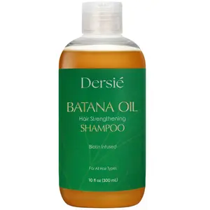 Dersie Batana Oil Shampoo for Hair Growth Biotin & Rosemary Oil Infused Sulfate & Paraben Free 10 FL OZ Hair Strengthening Shampoo
