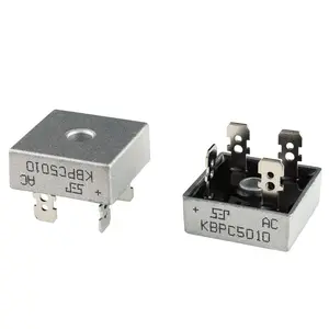 KBPC5010 Rectifier Diode 50 A 1000 V Axial 50 amp 1000 Volt Electronic Silicon Diodes (Pack of 2)