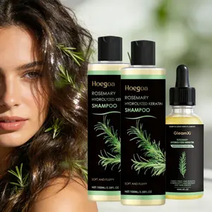 Rosemary Shampoo + Hair Oil with rosemary extract, gentle and refreshing, moisturizing, softening, and lightweight scalp care, suitable for sensitive hair types. Comprehensive scalp care Hydrating Shampoo